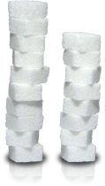 18.4 sugar cubes