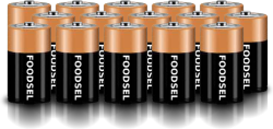 15.6 size D batteries