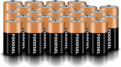 24.8 size D batteries