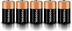 5.1 size D batteries