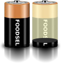 1.1 size D batteries