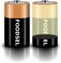 1.2 size D batteries