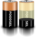 1.3 size D batteries