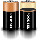 1.8 size D batteries