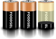 2.2 size D batteries