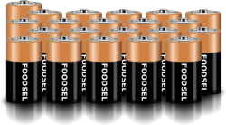 21.0 size D batteries