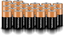 22.8 size D batteries