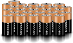 26.3 size D batteries