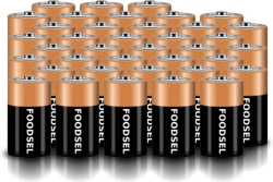 39.0 size D batteries