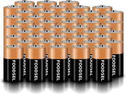 48.6 size D batteries
