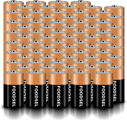 74.7 size D batteries