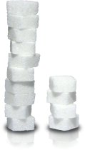 13.8 sugar cubes